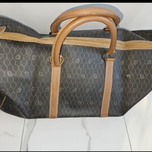 Dior Black and Brown Travel Bag